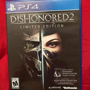Dishonored 2 Limited Edition PlayStation 4 game